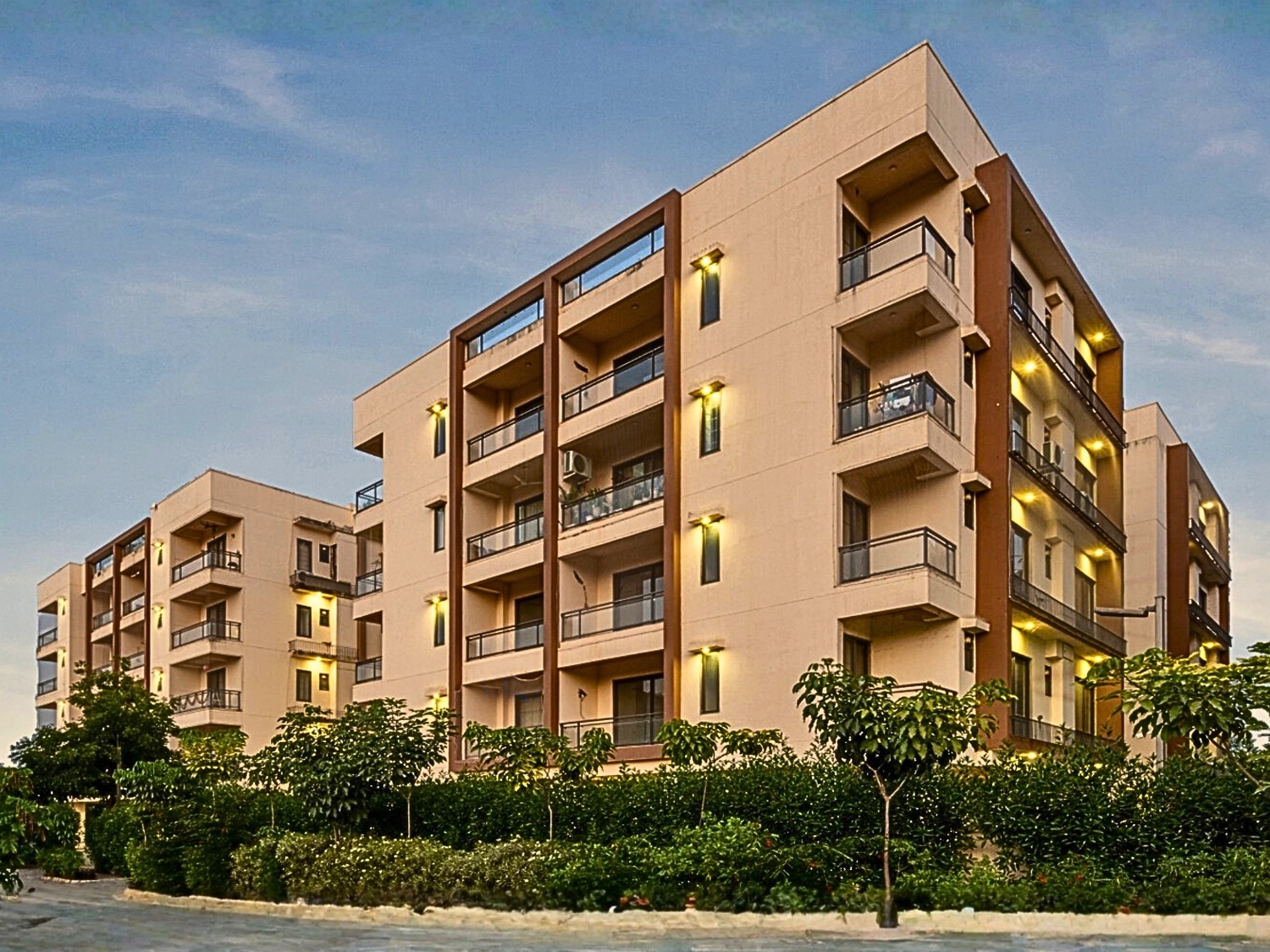 Large residential township construction project in Jaipur Rajasthan